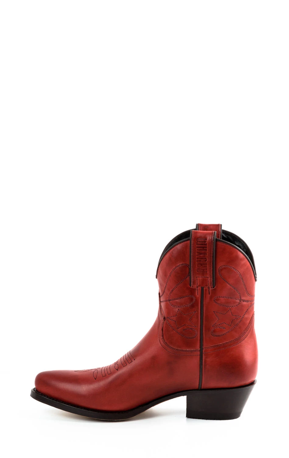 Stivali Texani Corti Rosso 5 Stivali Texani Corti Rosso - immagine 3