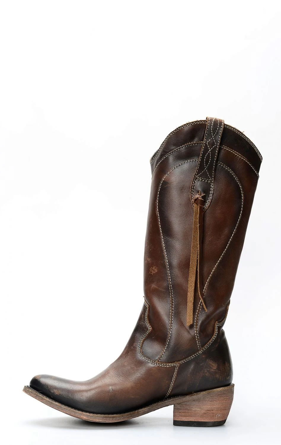 Stivali Liberty Black Testa Di Moro Con Gambale Alto Punta Tonda 6 Stivali Liberty Black Testa Di Moro Con Gambale Alto Punta Tonda - immagine 4