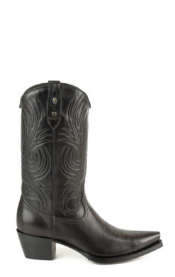 Stivali Texani Colore Nero A Mezzo Tacco