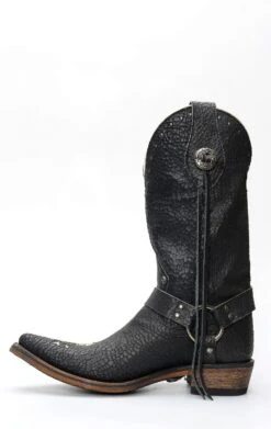 Stivali Biker Liberty Black In Pelle Con Inserto A Forma Di Teschio -Tony Lama Italia 2024 0 1061155c 1500