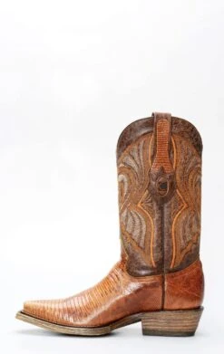 Stivali Texani Cuadra In Pelle Di Lucertola Colore Sfumato E Finitura Rustica -Tony Lama Italia 2024 0 10731915 1500