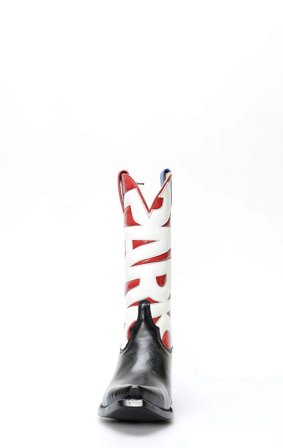 Stivali Texani Mexicana Con Gambale Colorato A Bandiera 5 Stivali Texani Mexicana Con Gambale Colorato A Bandiera - immagine 3
