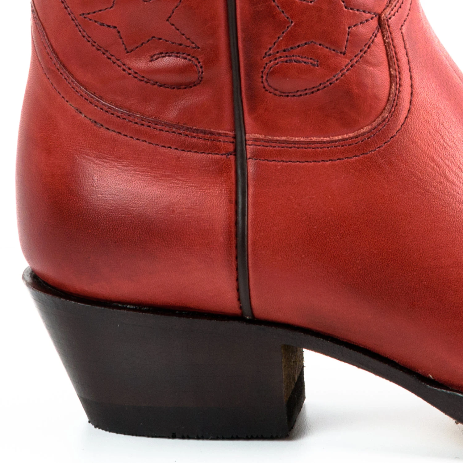 Stivali Texani Corti Rosso 9 Stivali Texani Corti Rosso - immagine 7