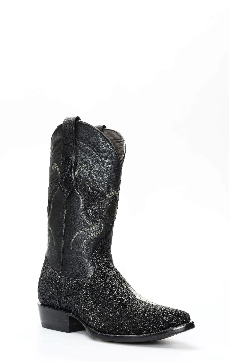 Stivali Cuadra In Pelle Di Manta Nera 4 Stivali Cuadra In Pelle Di Manta Nera - immagine 2