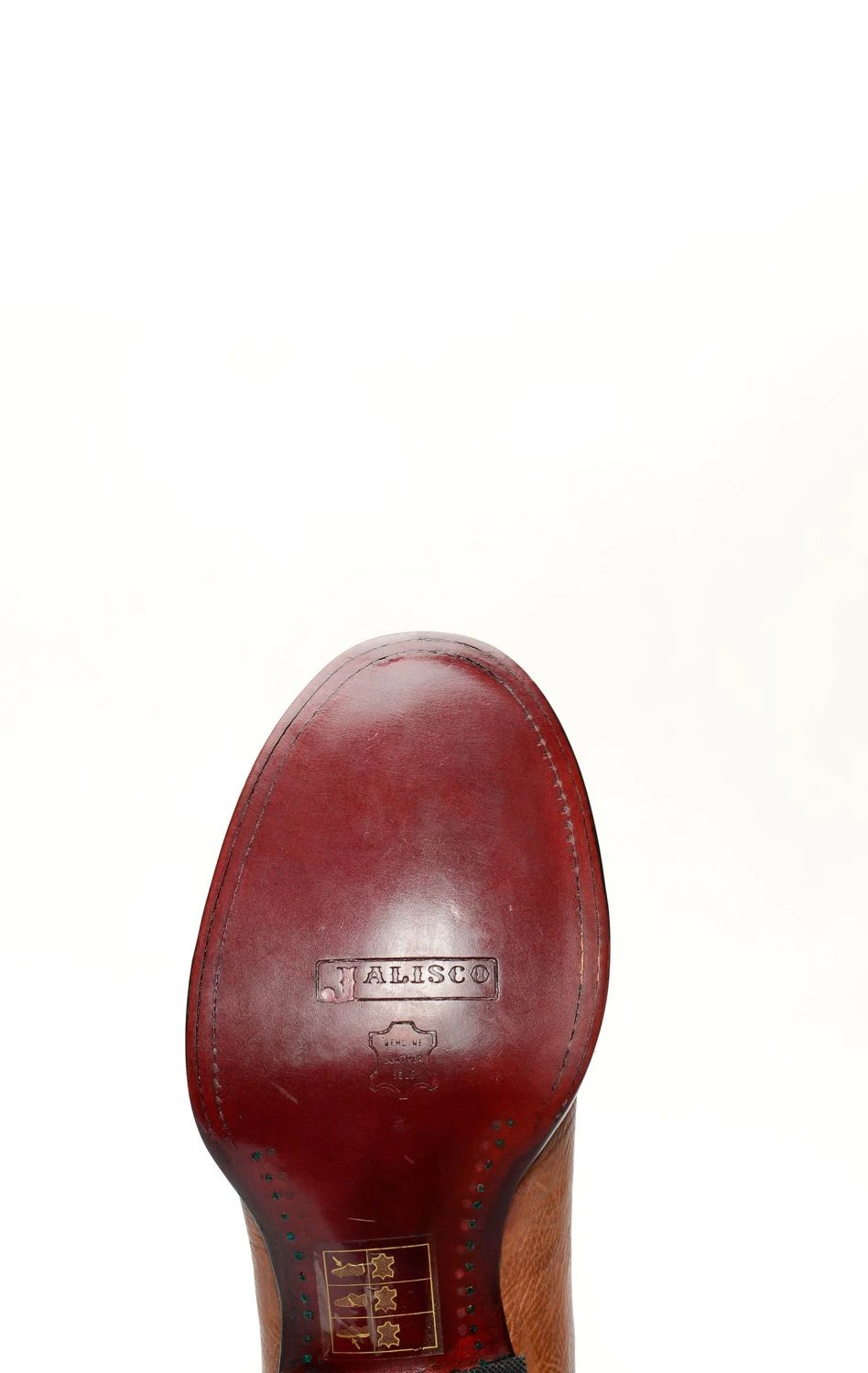 Stivali Texani Jalisco In Pelle Di Bisonte Marrone 8 Stivali Texani Jalisco In Pelle Di Bisonte Marrone - immagine 6