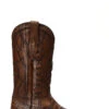 Stivali Texani Cuadra Marrone In Pelle Coccodrillo