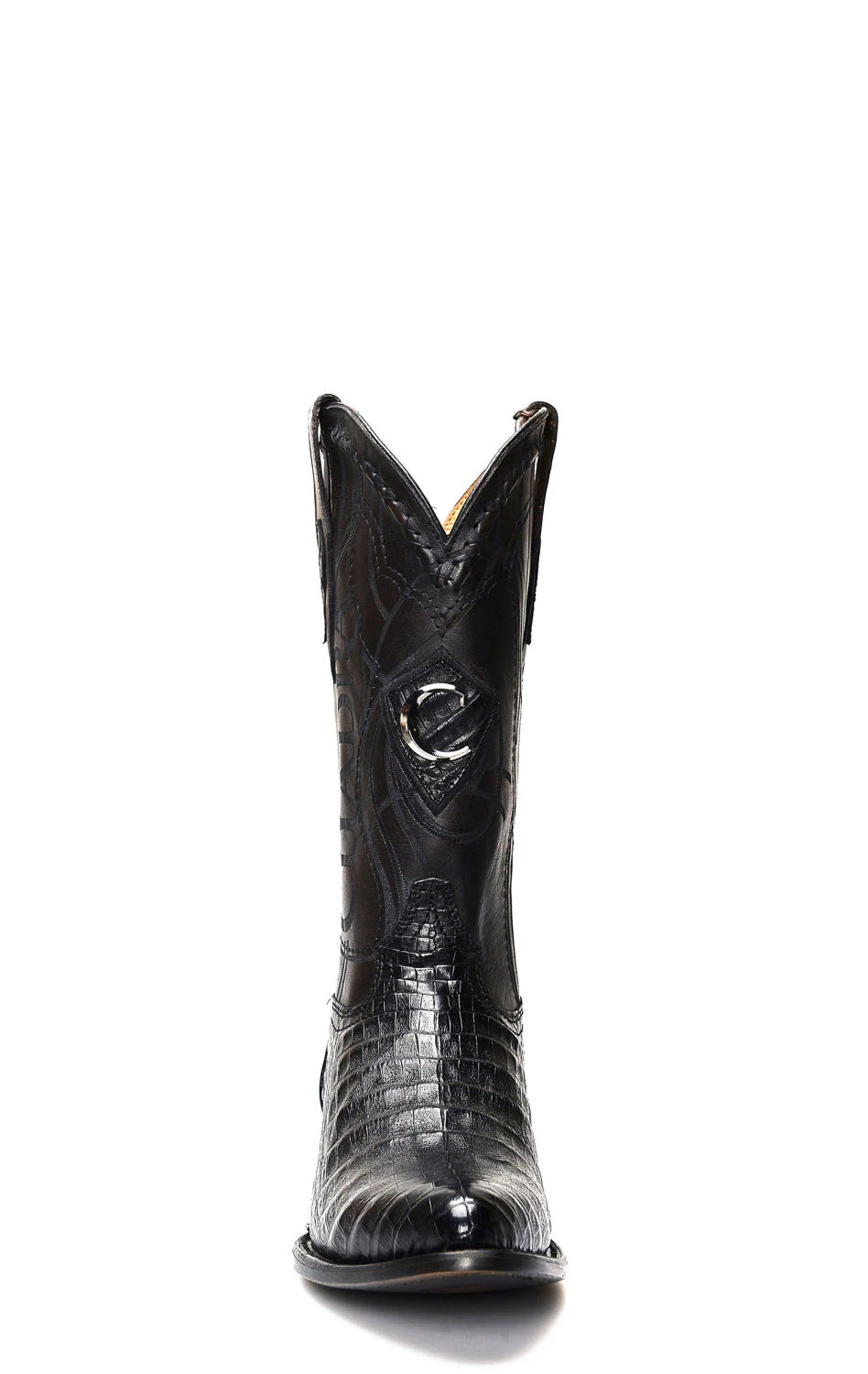Stivali Texani Cuadra Pelle Di Coccodrillo Colore Nero 5 Stivali Texani Cuadra Pelle Di Coccodrillo Colore Nero - immagine 3