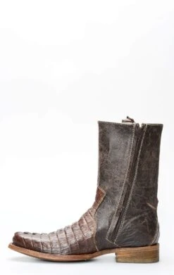 Stivali Cuadra In Pelle Di Coccodrillo Testa Di Moro Con Cerniera -Tony Lama Italia 2024 0 42fa27f0 1500