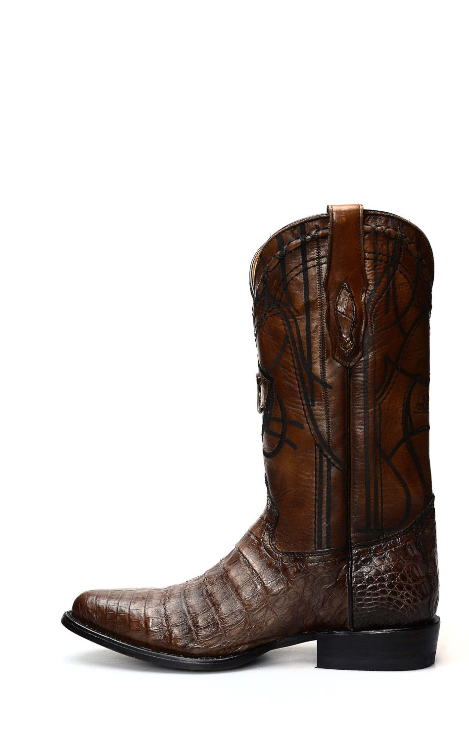 Stivali Texani Cuadra Pelle Di Coccodrillo Colore Marrone 6 Stivali Texani Cuadra Pelle Di Coccodrillo Colore Marrone - immagine 4