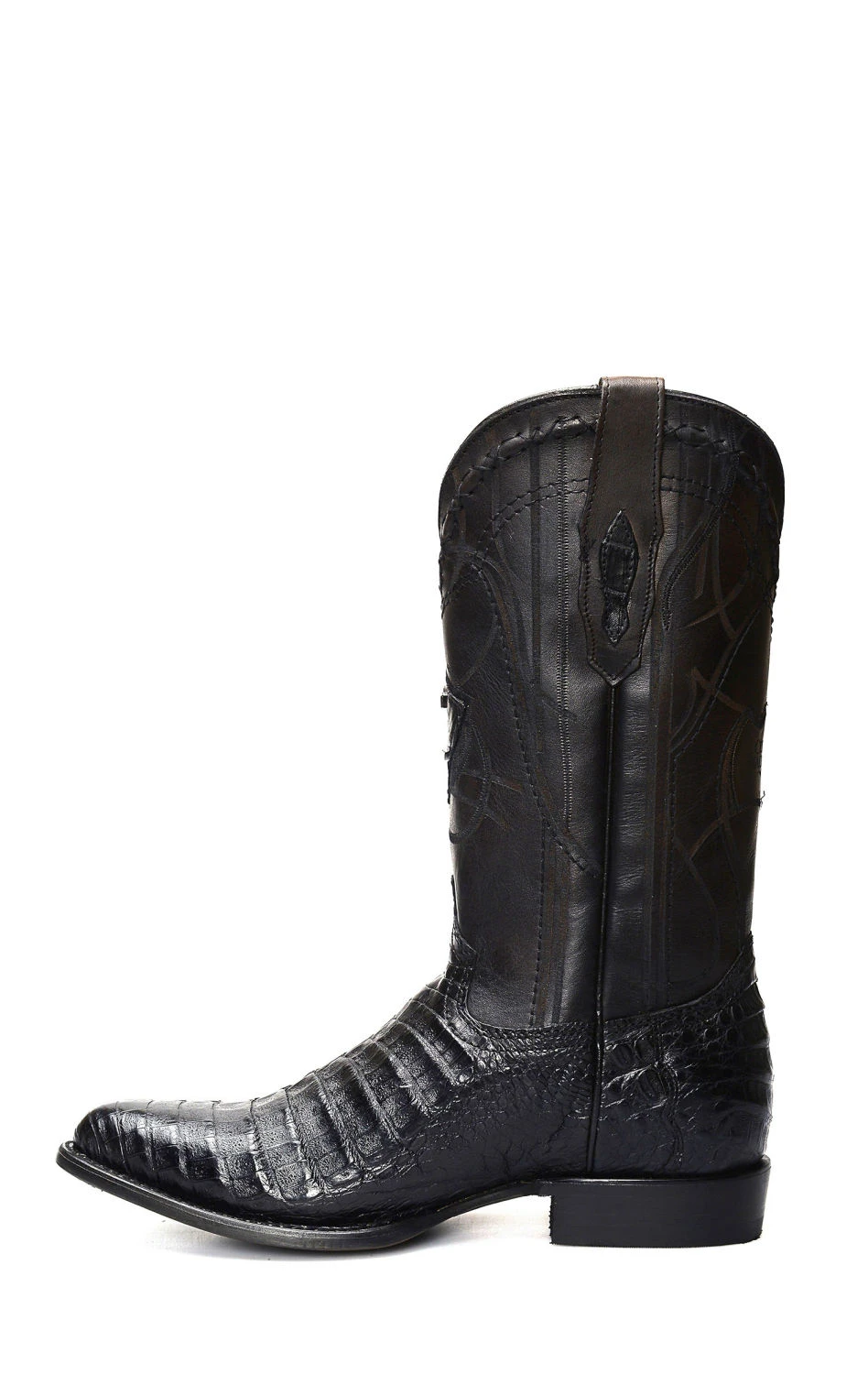 Stivali Texani Cuadra Pelle Di Coccodrillo Colore Nero 6 Stivali Texani Cuadra Pelle Di Coccodrillo Colore Nero - immagine 4