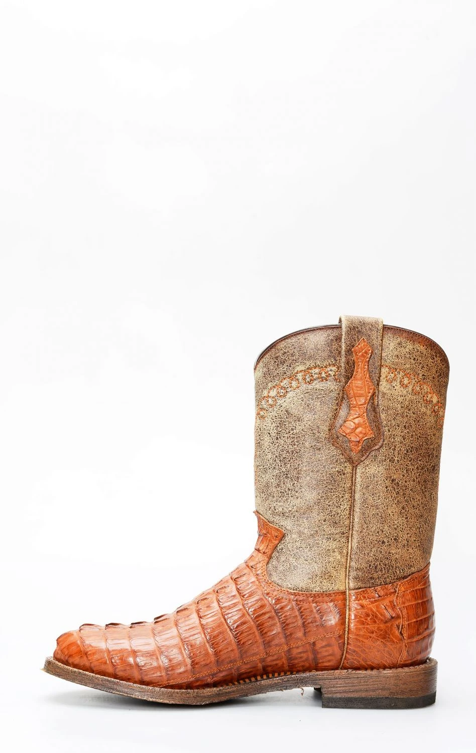 Stivali Texani Cuadra In Pelle Di Coccodrillo Color Miele 6 Stivali Texani Cuadra In Pelle Di Coccodrillo Color Miele - immagine 4