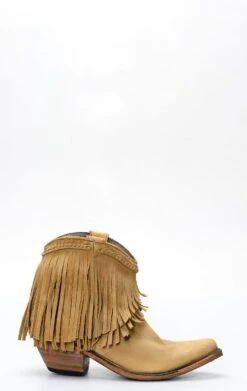 Stivali Liberty Black Corti Con Frange