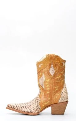 Stivali Texani Frida By Cuadra Color Paglia In Pelle Di Pitone -Tony Lama Italia 2024 0 632c380f 1500