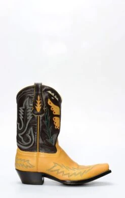 Stivali Texani Liberty Boots Con Inserto A Farfalla