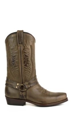 Stivali Texani Biker By Mayura In Pelle Crazy Old