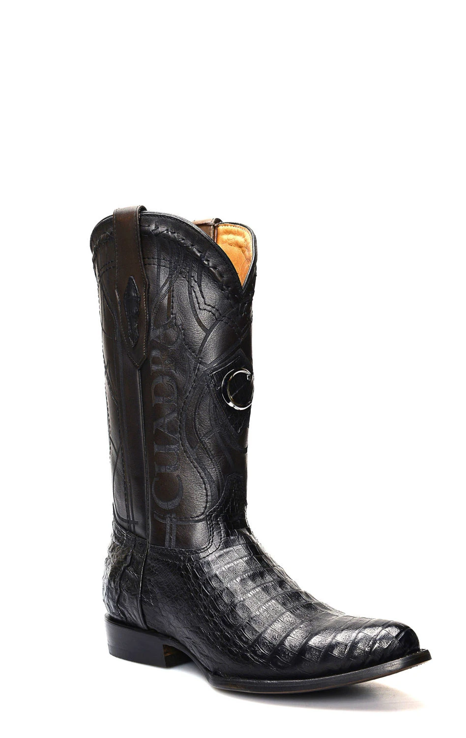 Stivali Texani Cuadra Pelle Di Coccodrillo Colore Nero 4 Stivali Texani Cuadra Pelle Di Coccodrillo Colore Nero - immagine 2