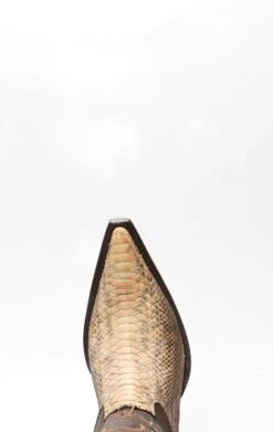 Stivali Texani Cuadra In Pelle Di Pitone Color Paglia -Tony Lama Italia 2024 0 903373ed 1500