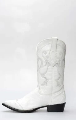 Stivali Texani Cuadra Bianco Di Pancia Di Struzzo Con Puntale In Spalla -Tony Lama Italia 2024 0 904b700b 1500