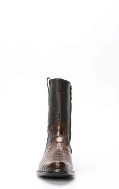 Stivali Cuadra Con Cerniera In Pelle Di Pancia Di Coccodrillo Marrone -Tony Lama Italia 2024 0 920b09ed 1500