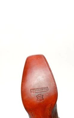 Stivali Jalisco Con Punta Squadrata E Pelle Invecchiata Marrone -Tony Lama Italia 2024 0 945859a2 1500