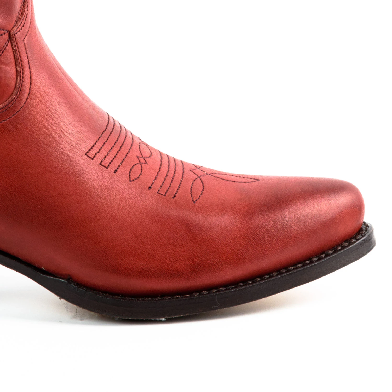 Stivali Texani Corti Rosso 10 Stivali Texani Corti Rosso - immagine 8