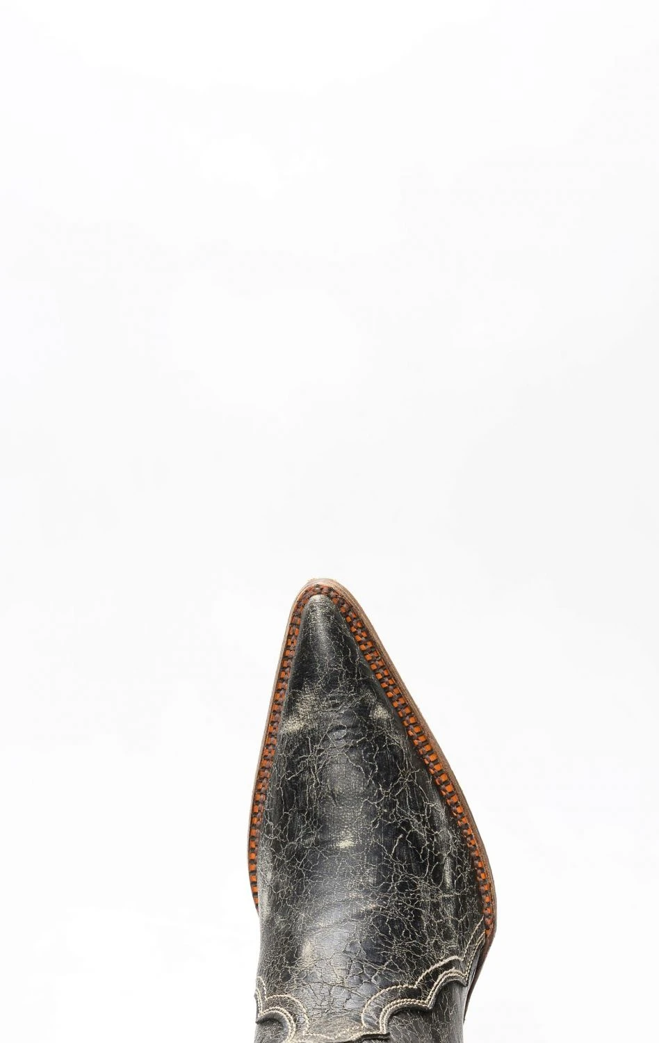 Stivali Texani Frida By Cuadra In Pelle Spazzolata Nera E Grigia 9 Stivali Texani Frida By Cuadra In Pelle Spazzolata Nera E Grigia - immagine 7