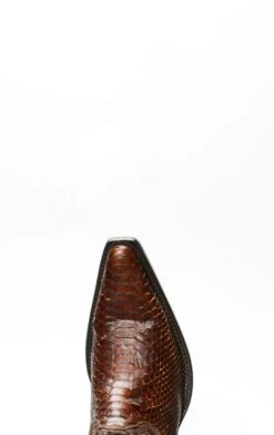 Stivali Cuadra In Pelle Di Pitone Color Marrone -Tony Lama Italia 2024 0 b7df598a 1500