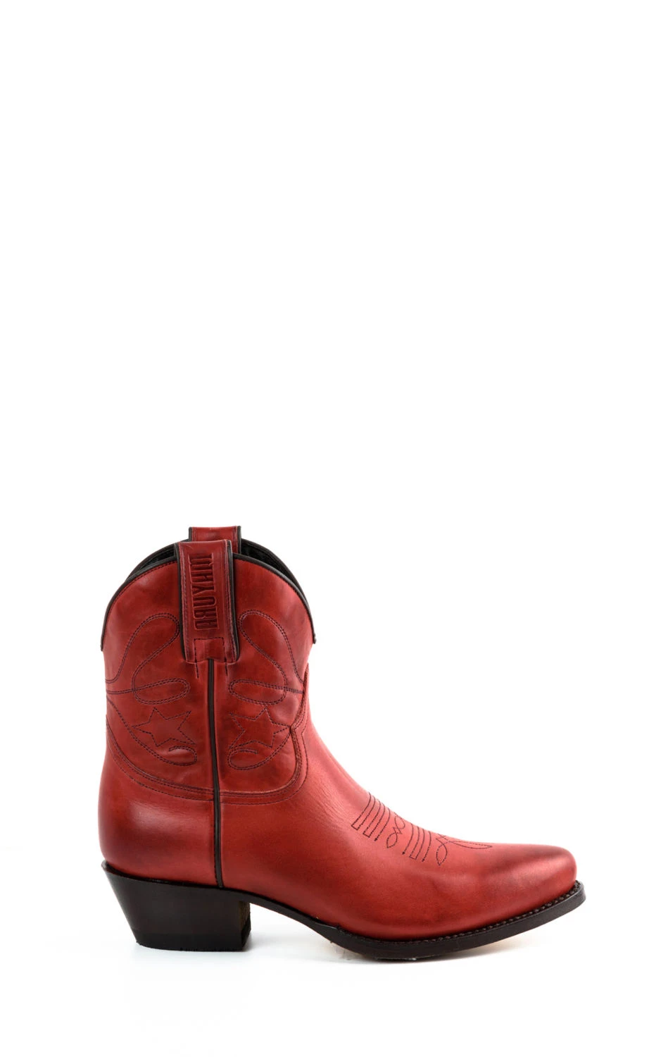 Stivali Texani Corti Rosso 3 Stivali Texani Corti Rosso