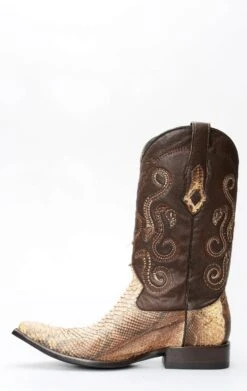 Stivali Texani Cuadra In Pelle Di Pitone Color Paglia -Tony Lama Italia 2024 0 c1873921 1500