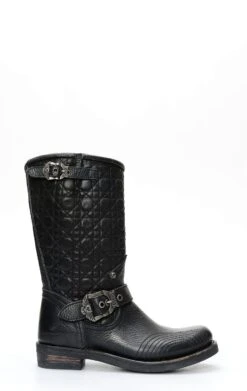 Stivali Biker Liberty Black Con Gambale Trapuntato