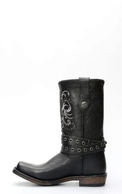 Stivali Biker Liberty Black Punta Squadrata E Con Cinturino E Ricami -Tony Lama Italia 2024 0 cb1d7b0b 1500