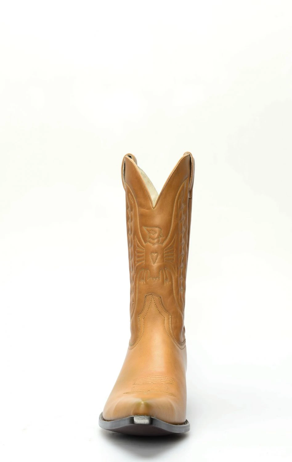 Stivali Texani Jalisco Classico In Marrone Chiaro A Punta 5 Stivali Texani Jalisco Classico In Marrone Chiaro A Punta - immagine 3