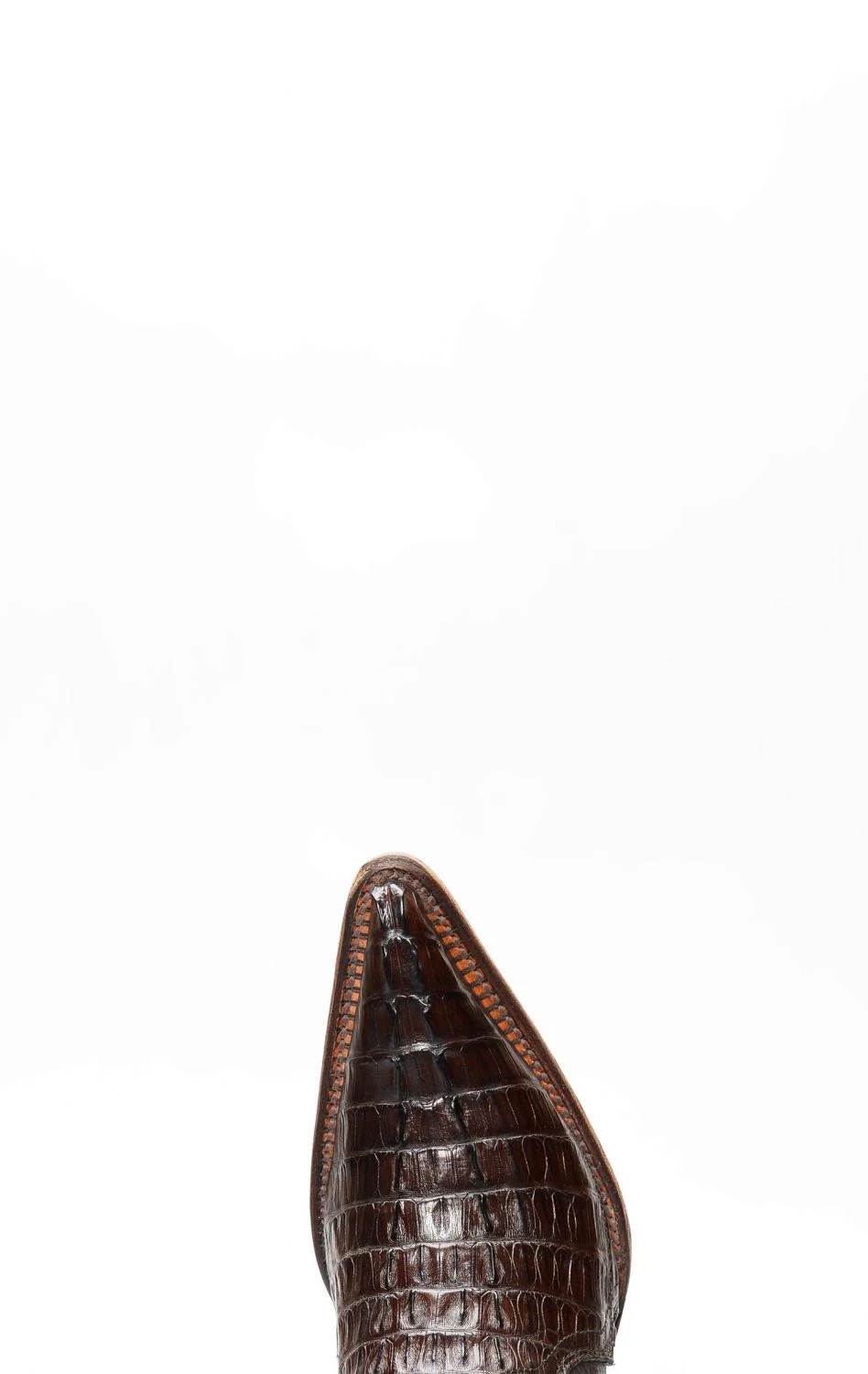 Stivali Texani Frida By Cuadra In Pelle Di Coccodrillo Testa Di Moro 9 Stivali Texani Frida By Cuadra In Pelle Di Coccodrillo Testa Di Moro - immagine 7