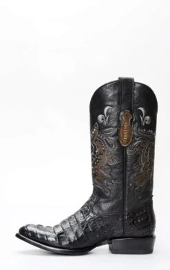 Stivali Texani Cuadra Uomo In Coccodrillo Nero E Punta Attenuata -Tony Lama Italia 2024 0 d2705f73 1500