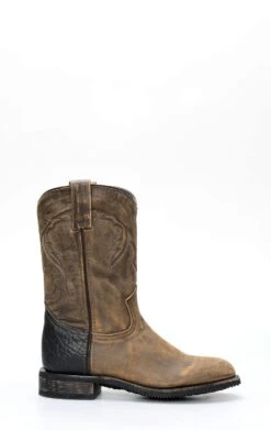 Stivali Texani Da Lavoro In Pelle Invecchiata