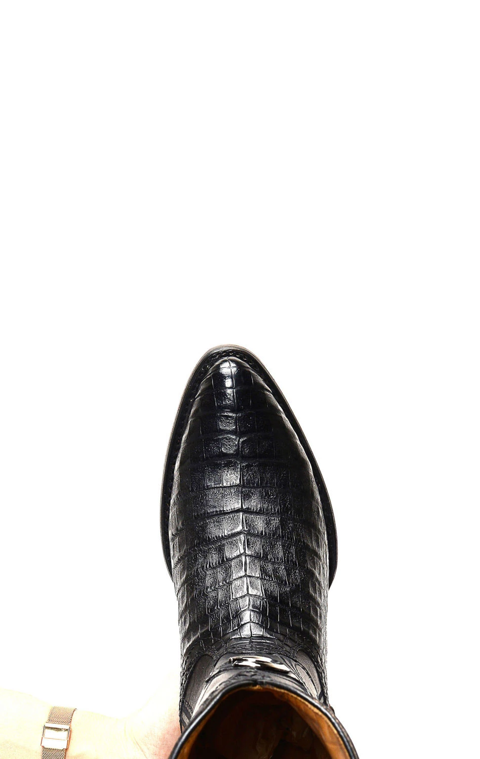 Stivali Texani Cuadra Pelle Di Coccodrillo Colore Nero 8 Stivali Texani Cuadra Pelle Di Coccodrillo Colore Nero - immagine 6