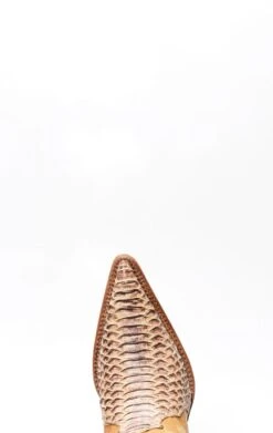 Stivali Texani Frida By Cuadra Color Paglia In Pelle Di Pitone -Tony Lama Italia 2024 0 e5ae667a 1500