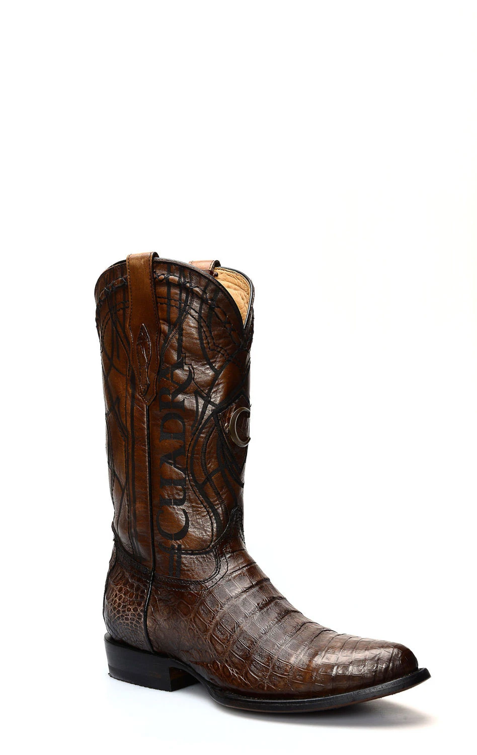 Stivali Texani Cuadra Pelle Di Coccodrillo Colore Marrone 4 Stivali Texani Cuadra Pelle Di Coccodrillo Colore Marrone - immagine 2
