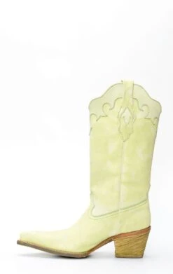 Stivali Texani Frida By Cuadra In Pelle Color Verde Chiaro -Tony Lama Italia 2024 0 f3148602 1500