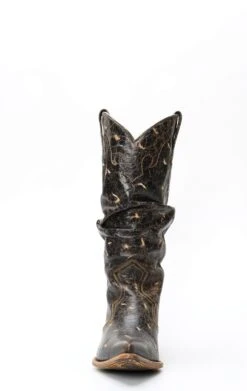 Stivali Texani Frida By Cuadra Marrone Con Pieghe Sul Gambale -Tony Lama Italia 2024 0 f4830904 1500