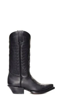 Stivali Jalisco Stile Texano Nero A Punta X