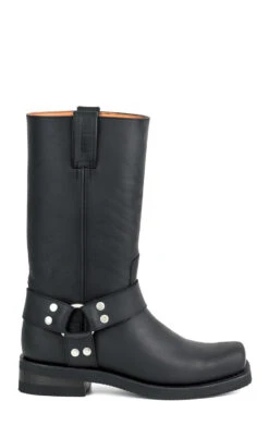 Stivali Texani Fray En Crazy Old Nero